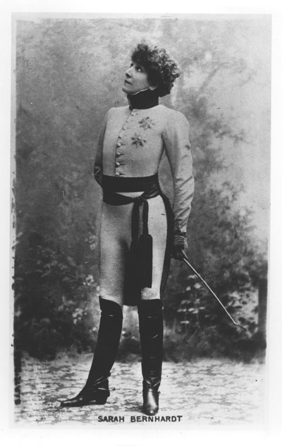 Sarah Bernhardt in LAiglon by Edmond Rostand by French Photographer
